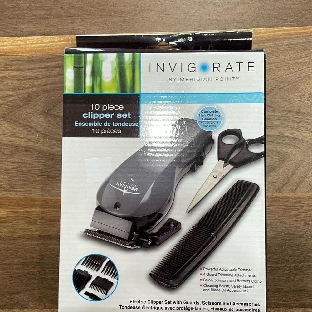 New Invigorate 10 piece clipper set